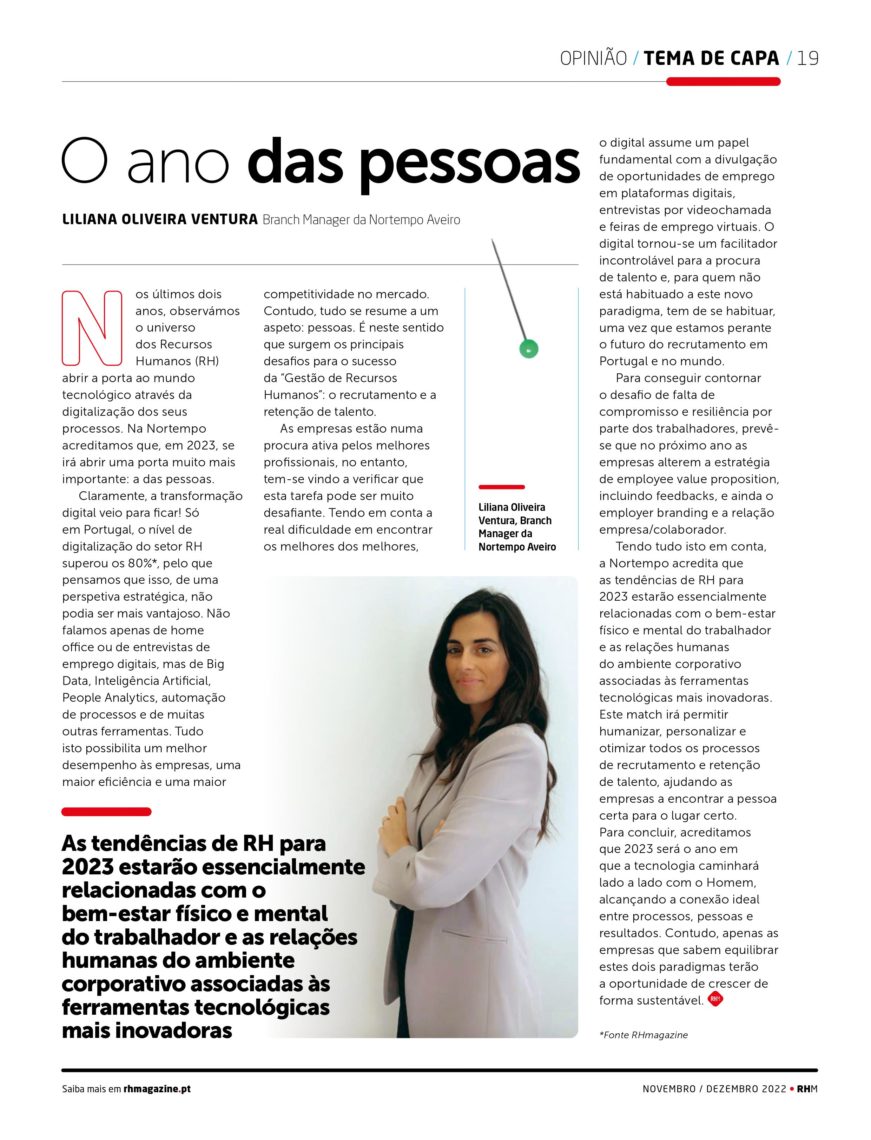 RH Magazine #143 Nortempo Portugal 12/2022